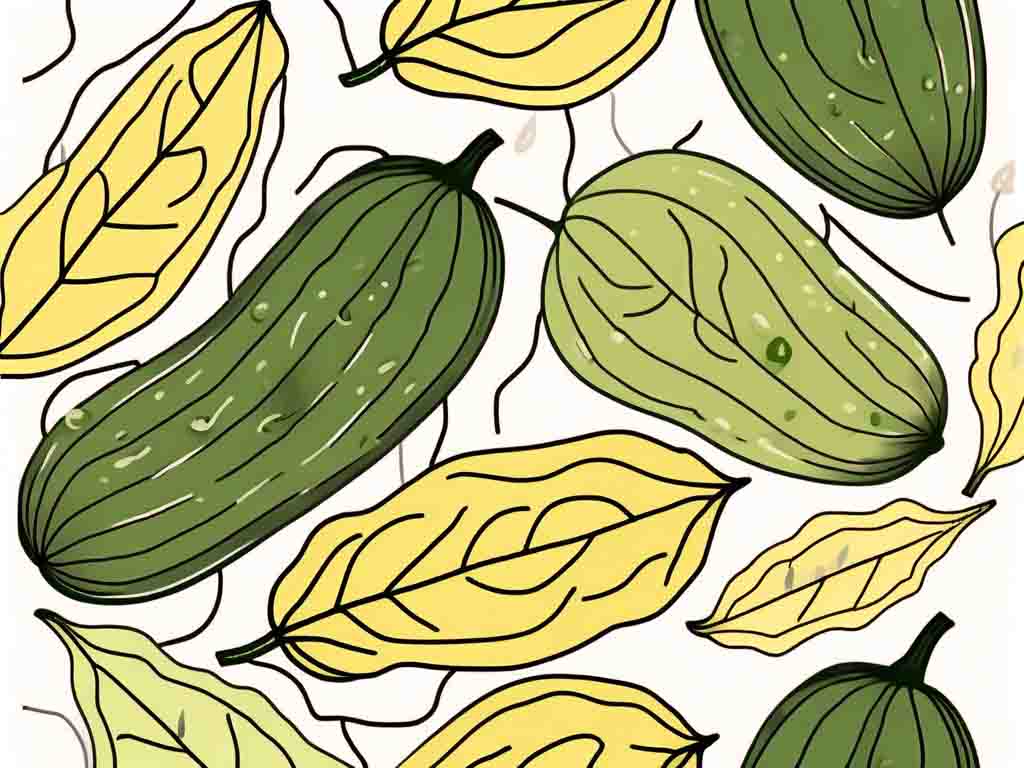 чому жовтіють листя у огірків