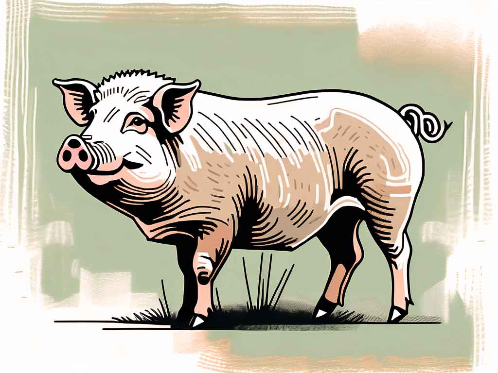 Свиня породи Мангалиця
