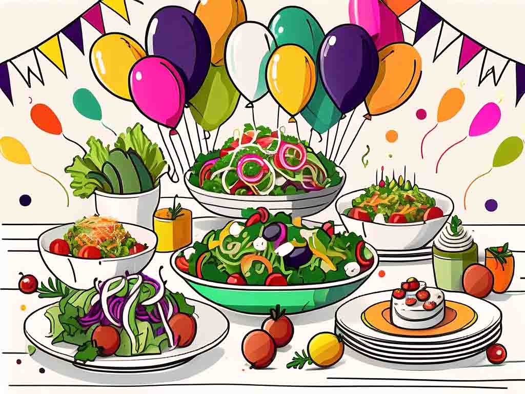 легкі салати на день народження